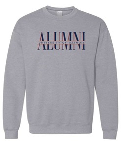 Illinois Fighting Illini Faded Block Football Triblend Shirt Illinois Home Champion Hoodie Gift, Vintage Illinois