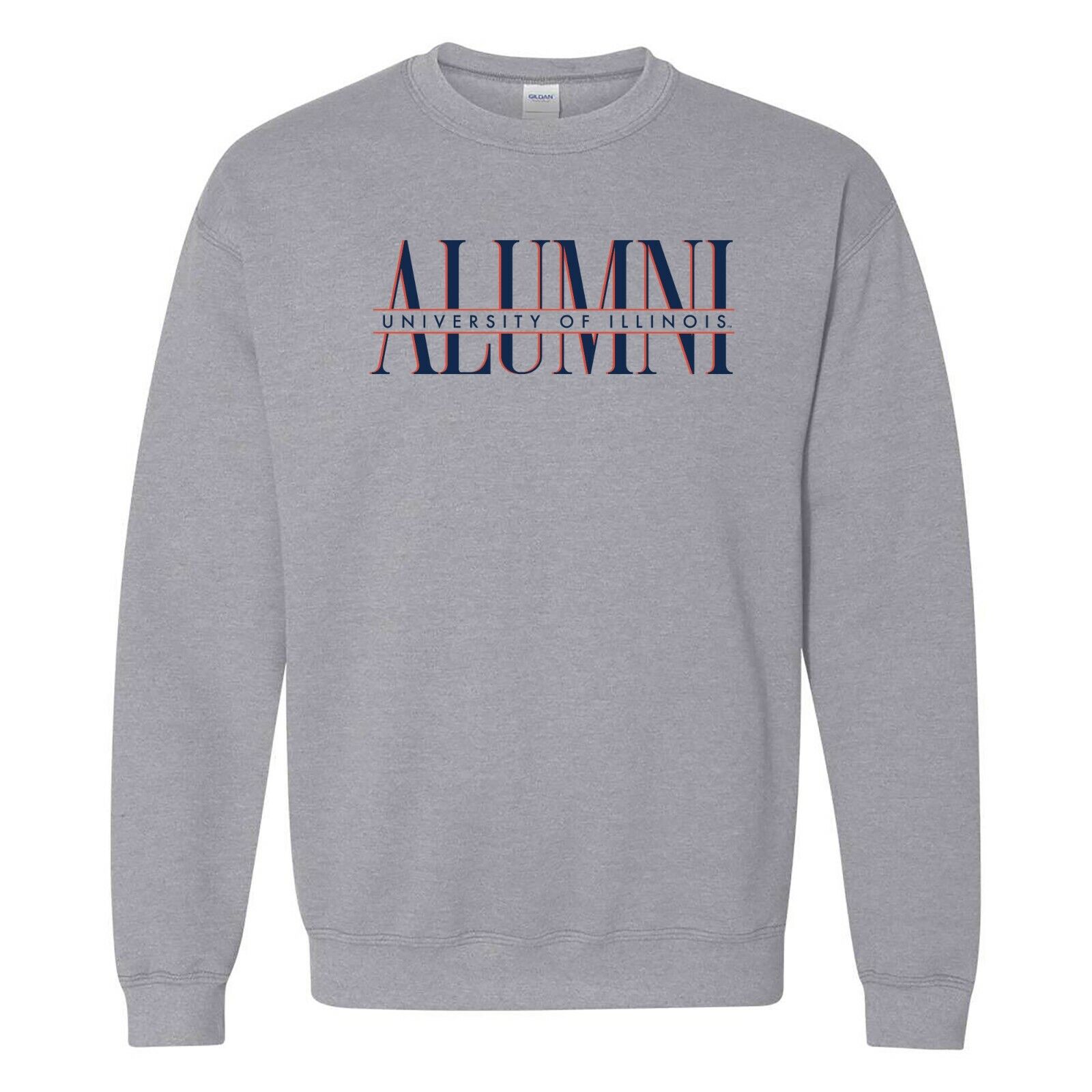 Illinois Fighting Illini Faded Block Football Triblend Shirt Illinois Home Champion Hoodie Gift, Vintage Illinois