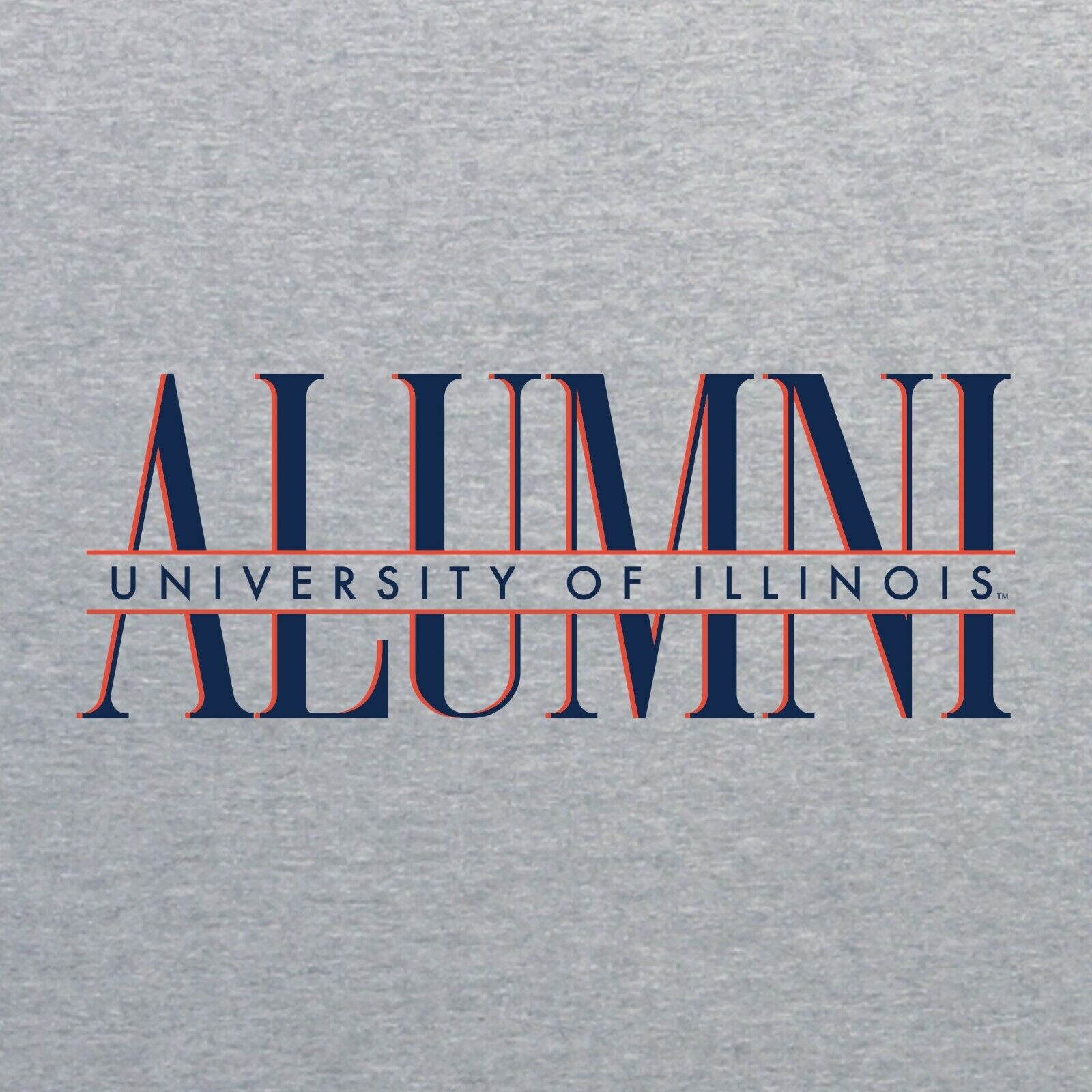 Illinois Fighting Illini Faded Block Football Triblend Shirt Illinois Home Champion Hoodie Gift, Vintage Illinois - Image 2