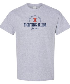 Illinois Fighting Illini Marker Repeat Shirt Illinois Home Champion Hoodie Gift, Vintage Illinois Sweatshirt