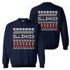 Illinois Fighting Illini Plaid Circle Shirt Illinois Home Champion Hoodie Gift, Vintage Illinois Sweatshirt