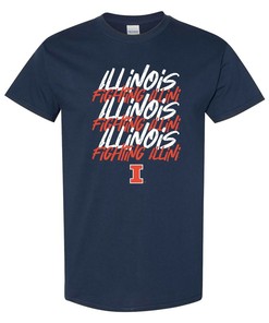 Illinois Fighting Illini Stitch Arch Shirt Illinois Home Champion Hoodie Gift, Vintage Illinois Sweatshirt