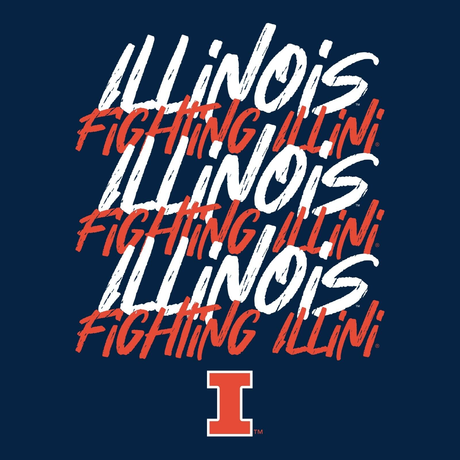 Illinois Fighting Illini Stitch Arch Shirt Illinois Home Champion Hoodie Gift, Vintage Illinois Sweatshirt - Image 2