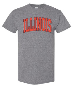 Illinois Fighting Illini Tie Die Type Shirt Illinois Home Champion Hoodie Gift, Vintage Illinois Sweatshirt