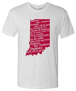 Indiana Hoosiers Spirited Script Sweatshirt, Vintage University Of Indiana Hoosiers