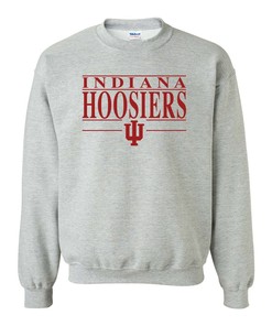 Indiana Hoosiers Thin Script Sweatshirt, Vintage University Of Indiana Hoosiers