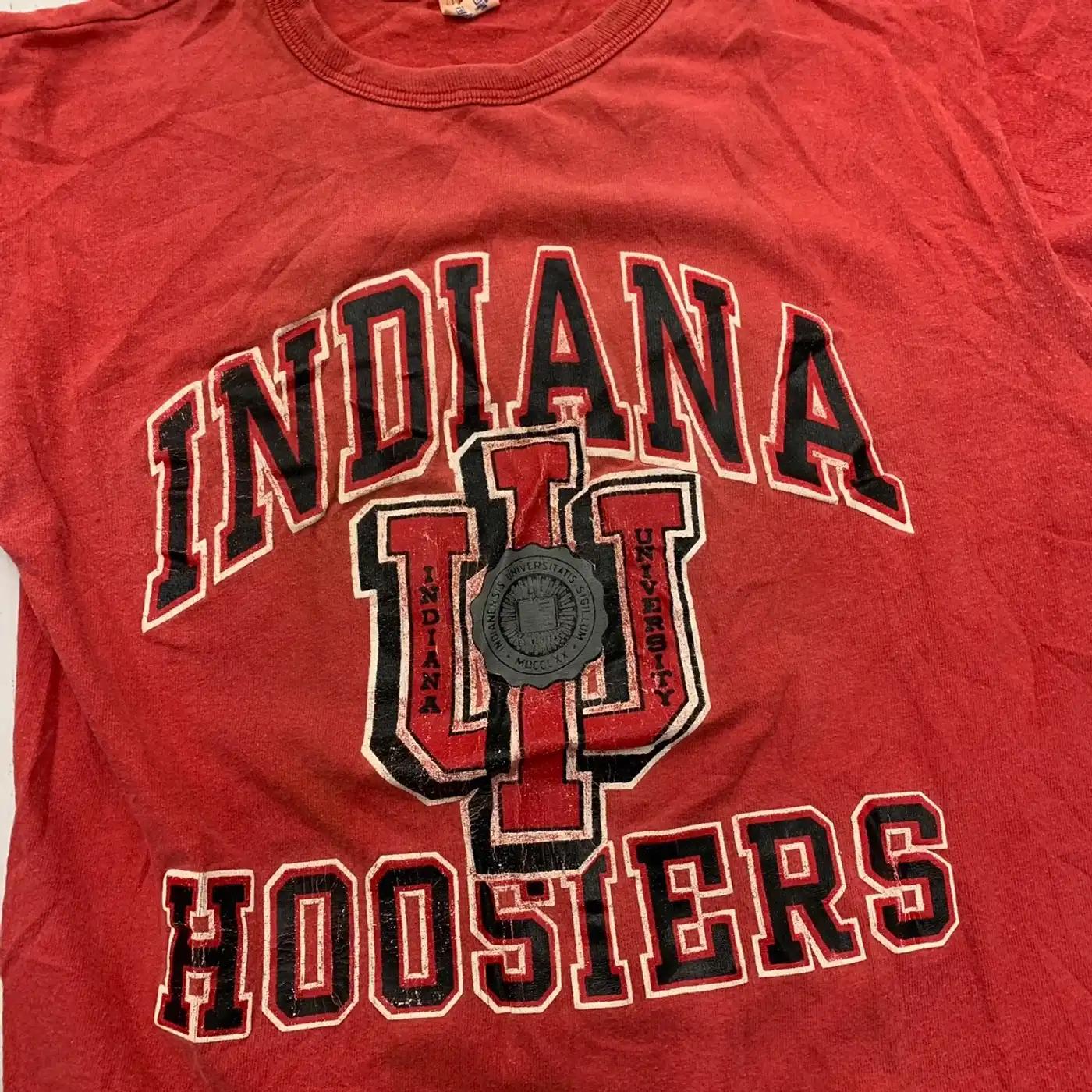 Indiana Hoosiers Vintage Style Apparel T-Shirt, Sweatshirt Hoodie For Ncaa Fans - Image 2