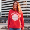 Indiana University Basketball Red Crewneck Sweatshirt, Iu Clothing Apparel Gift