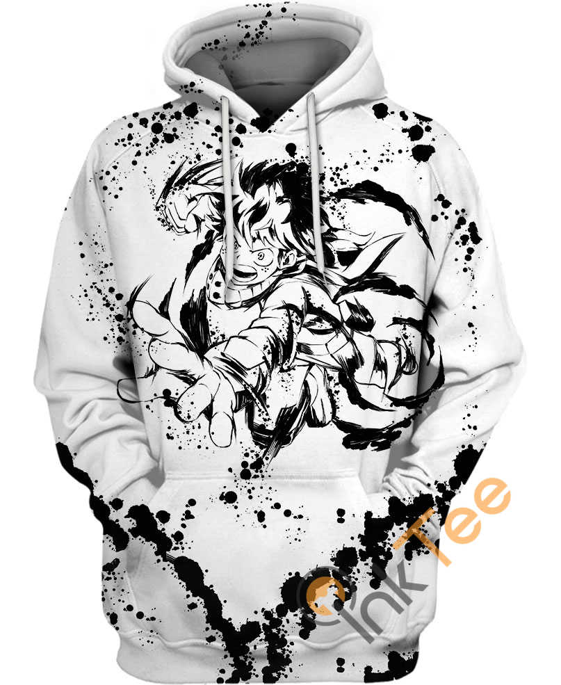 Ink Deku Splatt Hero Academia 3D Hoodie