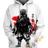 Ink Kyojuro Fire Samurai 3D Hoodie