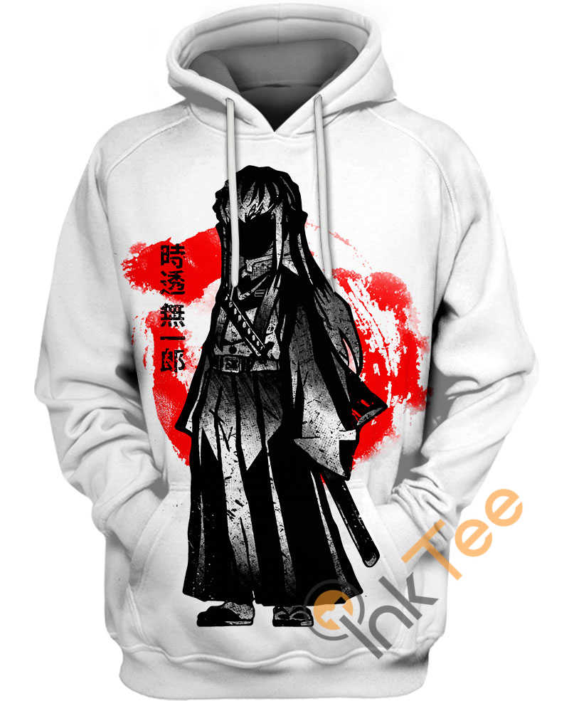 Ink Muichiro Water Breathing 3D Hoodie