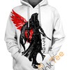 Ink Sephiroth Final Fantasy Villain 3D Hoodie