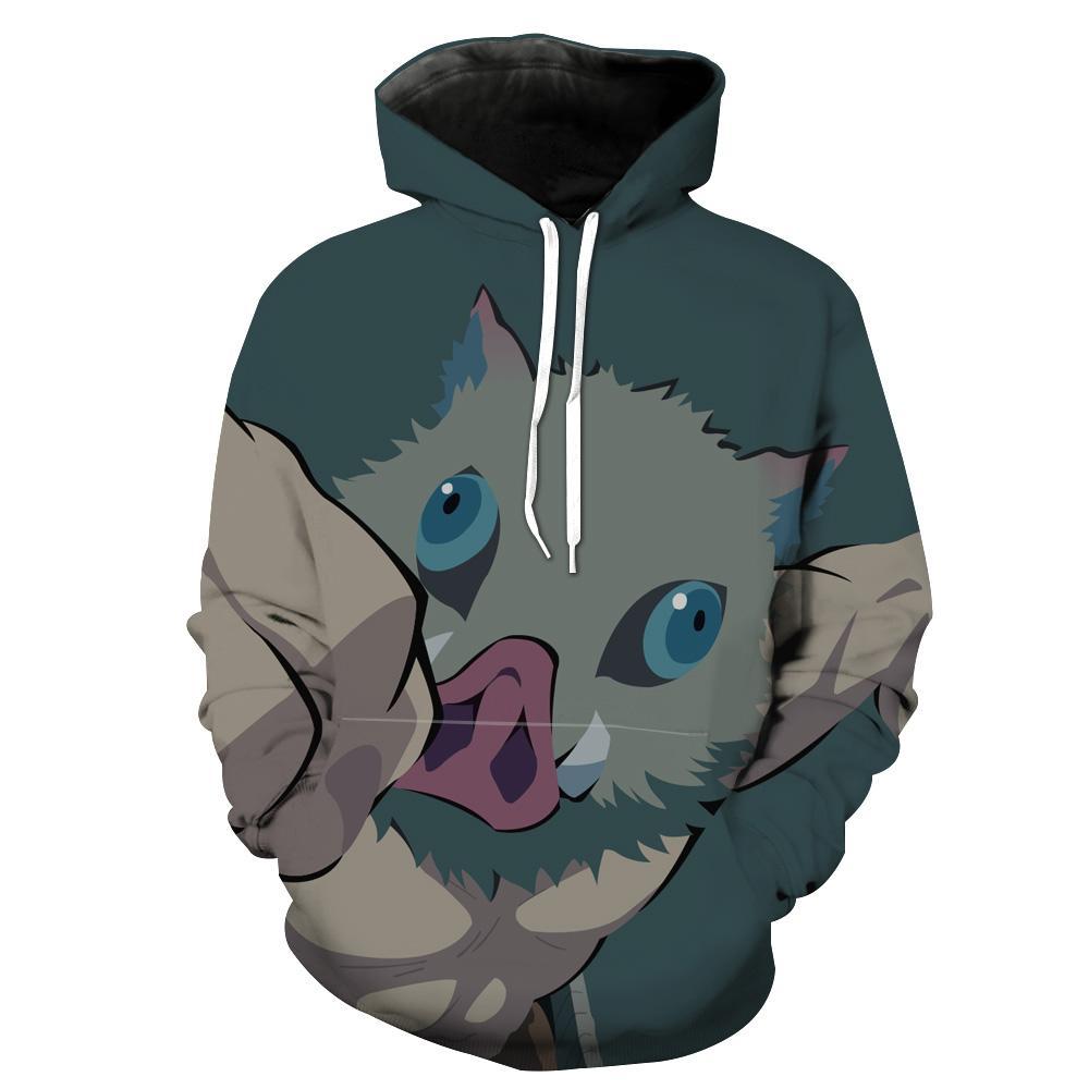 Inosuke Inosuke Demon Slayer Full Print 3D Hoodie