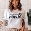Inspirational Created With A Purpose Christian T-Shirt, Bible Verse Tee