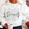 Inspirational Serenity Prayer Christian T-Shirt with Faith Design