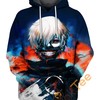 Intricate Details of a Vampire Mask 3D Printed Hoodie