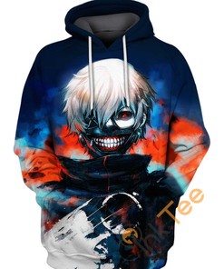 Intricate Details of a Vampire Mask 3D Printed Hoodie
