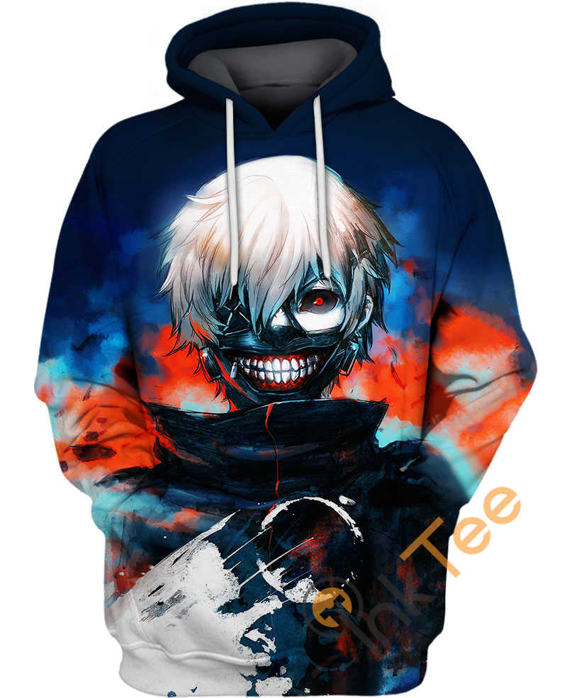 Intricate Details of a Vampire Mask 3D Printed Hoodie