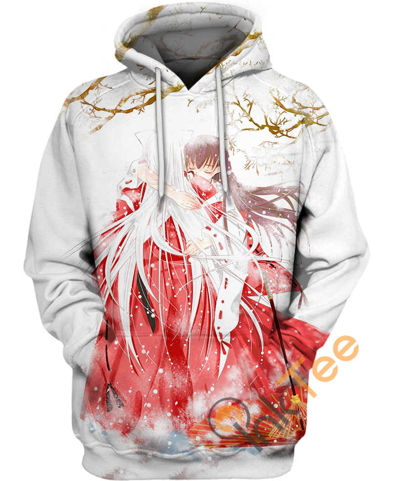 Inuyasha Feudal Era All Over Print 3D Hoodie