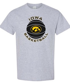 Iowa Hawkeyes Dist Block Script Logo Shirt Iowa Fan Crewneck Sweatshirt, Iowa Sweater