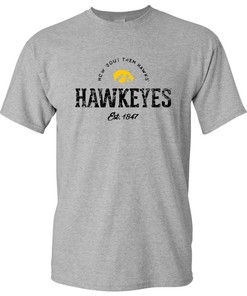 Iowa Hawkeyes Headline Shirt Iowa Fan Crewneck Sweatshirt, Iowa Sweater