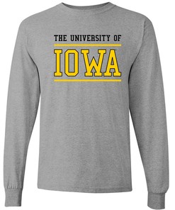 Iowa Hawkeyes Year Banner Triblend Shirt Iowa Fan Crewneck Sweatshirt, Iowa Sweater
