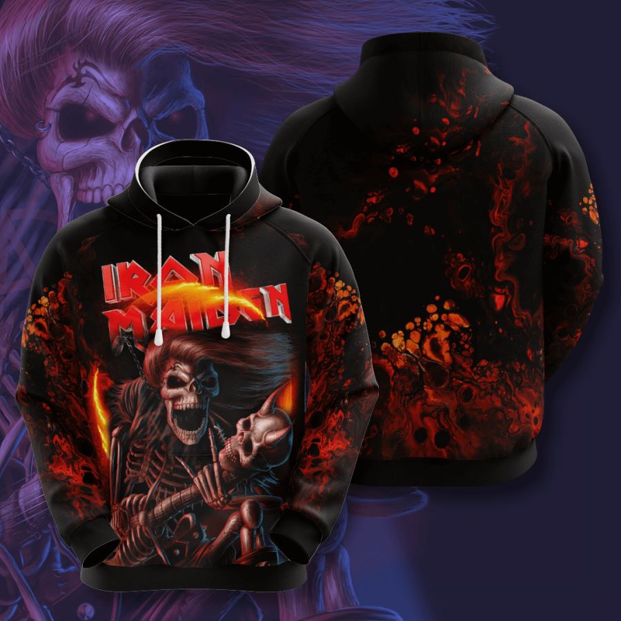 Iron Maiden Musical Legends All Over Print Hoodie 3D