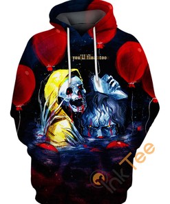 It 3D Hoodie with Pennywise Design
