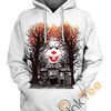 It Face of the Scary Clown 3D Hoodie