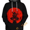 Itachi Uchiha Blood Moon 3D Hoodie with All Over Print