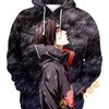 Itachi Uchiha In Peace 3D Hoodie with All Over Print