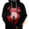 Itachi Uchiha Moon 3D Hoodie with All Over Print