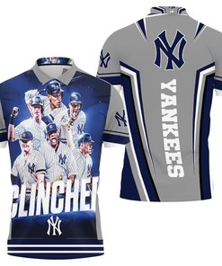 It's Game Time: Yankees Players Clinched Polo Shirt All Over Print