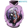 Jack And Sally Nightmare Before Christmas All Over Print Unisex 3D Hoodie