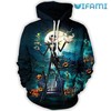 Jack Skellington Halloween Pumpkin Unisex 3D Hoodie for Halloween Season