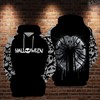Jack Skellington Slender Man 3D Hoodie in Black with Unique Design