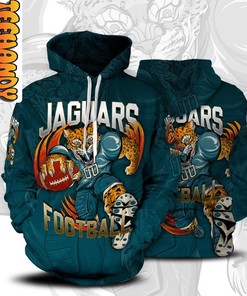 Jacksonville Jaguars Football Custom All Over Print 3D Hoodie