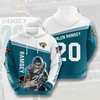 Jacksonville Jaguars Jack Skellington and Zero 3D Hoodie for Fans