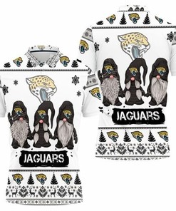 Jacksonville Jaguars Ugly Sweatshirt and Personalized All Over Print Polo T-shirt for a cozy winter night