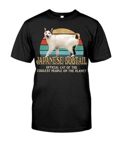 Japanese Bobtail Kids Girls T-Shirt, Hoodie & Crewneck Sweatshirt - Official Cat Of Cool People Plus Cat Shirt Cute
