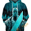Jason Voorhee Under The Rain Horror 3D Hoodie