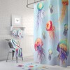 Jelly Fish Shower Curtain for an Underwater Oasis Bathroom Decor
