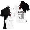Jesus King Of Kings Way Maker Miracle Worker Lion: 3D Printed Polo Shirt with Breathable Fabric