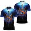 Jesus Saved My Life Nails Jesus Cross God: Breathable Fabric 3D Printed Polo Shirt - All Over Print Polo T-Shirt