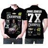 Jimmie Johnson 7x Champion Legend Racer Chevrolet Ally 48: 3D All Over Print Polo Shirt - Athleisure Breathable Fabric