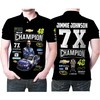 Jimmie Johnson 7x Champion Legend Racer Chevrolet: Athleisure 3D All Over Print Polo Shirt - Personalized 3D Design
