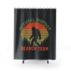Join the Bigfoot Search Team with this Shower Curtain
