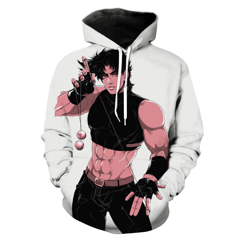 Joseph Joestar 3D Hoodie 3D Jojo's Bizarre Adventure Anime 3D Custom Printful Design