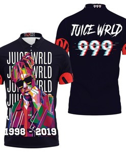 Juice World 1998 - 2019 999 American Rapper: All Over Print Polo Shirt with Breathable Fabric 3D Design