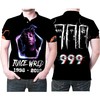 Juice World 1998-2019 999 American Rapper: Athleisure All Over Print Polo Shirt with Personalized 3D Design
